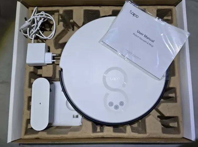 Robô Aspirador De Pó Tp-link Vacuum Tapo Rv10- Bivolt 2 Em 1 (Usado)