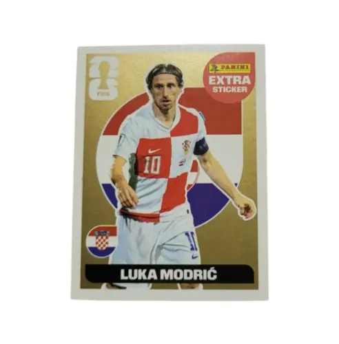 Figurinha Extra Sticker Legend Ouro Luka Modric Copa 2026