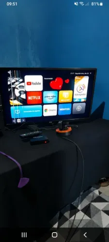 Tv e conversor junto 