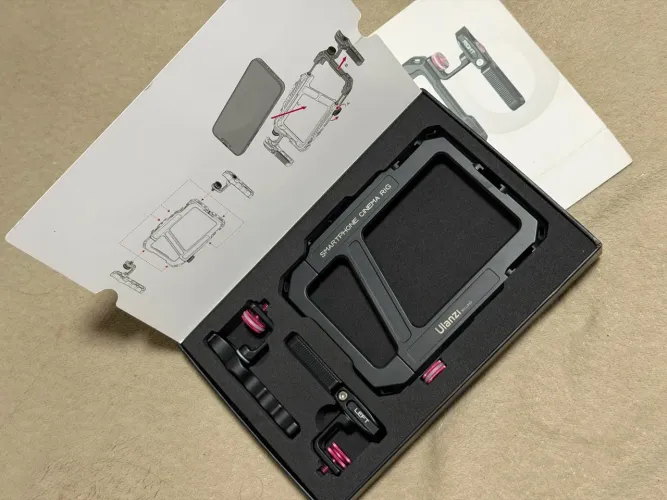 Cage Gaiola Estabilização Metal Ulanzi Smartphone Preto