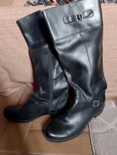Bota couro legítimo 37 