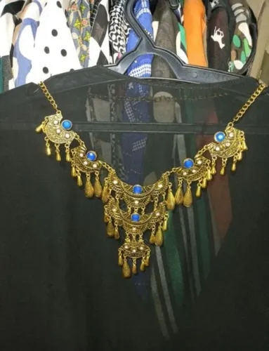 Colar Cleópatra azul