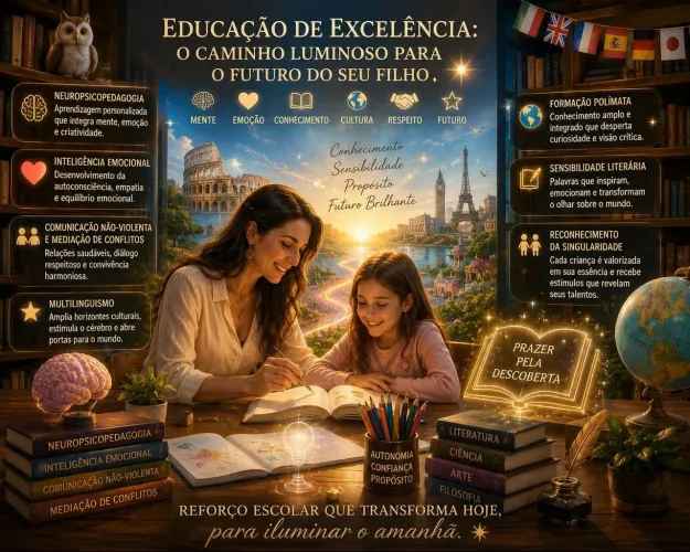 Reforço Escolar + Neuropsicopedagoga