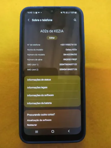 Samsung galaxy A02s