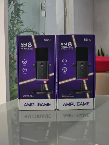Microfone Fifine Ampligame AM8 (Novo)