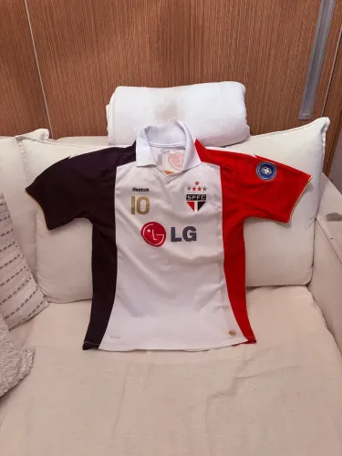 Camisa São Paulo FC Oficial Reebok - Nº 10 - Ótimo Estado