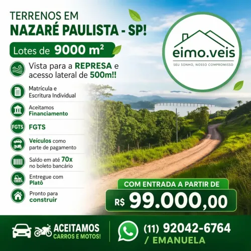 Terrenos Particulares / Invista Aqui!