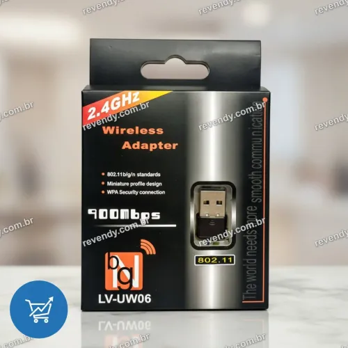 Adaptador WI-FI 2.4GHz 900Mbps - últimas unidades 