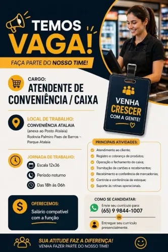 Vaga de emprego 
