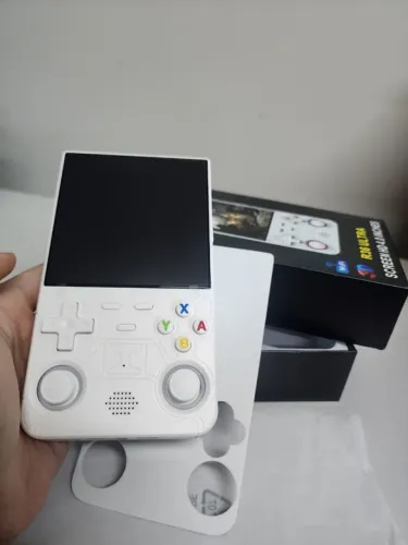Console Portátil R36 Ultra 128GB com 15.000 Jogos Branco