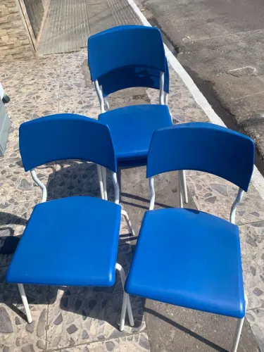 Cadeiras azul 