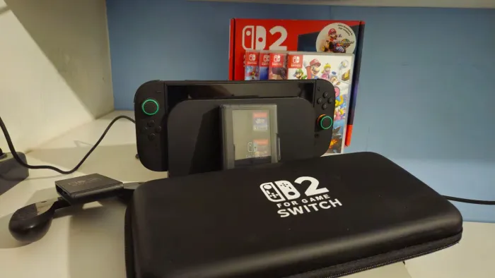 Switch 2 Completo + 4 Jogos + Película + Capa