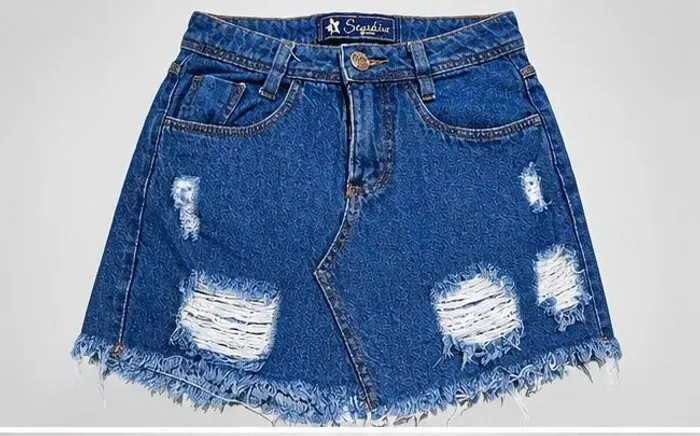 Saia jeans