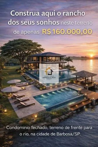 TERRENO PARA RANCHO À VENDA - CONDOMÍNIO MOINHO DE VENTO - BARBOSA