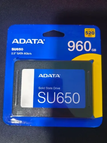 SSD SATA ADATA SU650 960GB (NOVO/LACRADO)
