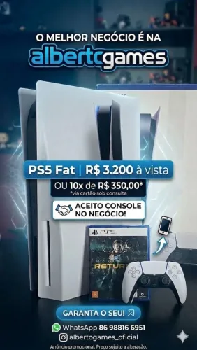 ps5 fat com leitor
