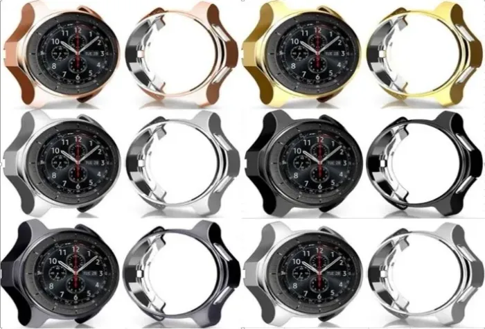 Case Caixa Relógio De Tpu Para Samsung Gear frontier S3  Proteção Arduino COD-CP242  