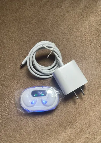 Fone de Ouvido Jiditech X55 Invisível Bluetooth 5.3 para Dormir com Cancelamento de Ruído