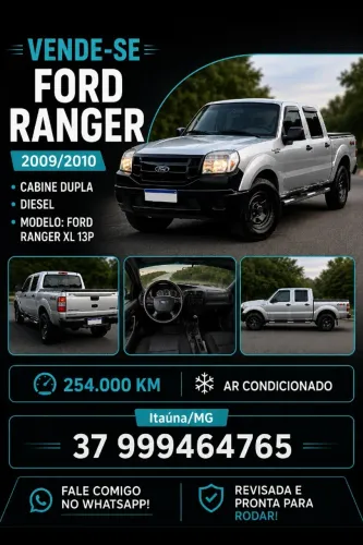 Ford Ranger XL 3.0 PSE 163cv 4X4 CD TB Diesel 2010