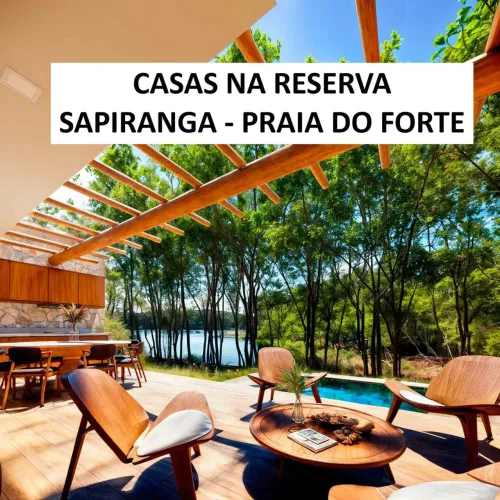CASAS À VENDA NO RESIDENCIAL EKOA RESERVA SAPIRANGA PRAIA DO FORTE