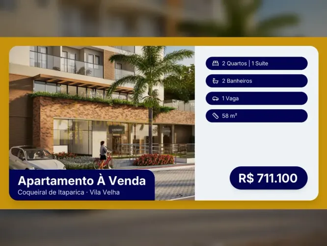 Coqueiral de Itaparica: Apartamento com 2 Quartos e Estrutura Completa