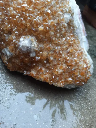  PROMOÇÃO SO NESSA SEMANA Pedra bruta gigante drusa de citrino 