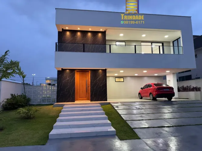 EXCLUSIVA CASA DE LUXO NO CONDOMINIO ALPHAVILLE, ARAÇAGI, NASCENTE E VENTILADO, PISCINA, G