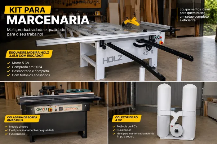 Máquinas de marcenaria