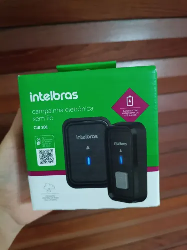 Campainha sem fio Intelbras fácil instalação nova lacrada