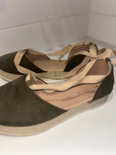 Sapatilha/sandália feminina espadrilhe