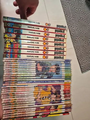 Lote de mangás - Dragon Ball 1 ao 8 + Chico Bento Moço 1 ao 30