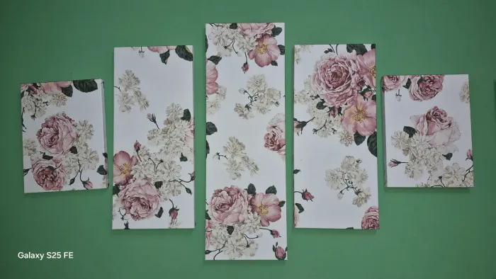 Quadro floral tela canvas
