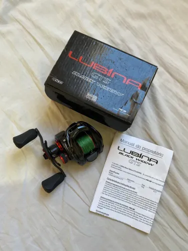 Carretilha Marine Sports Lubina Black Widow GTX Esquerdo Color Preto