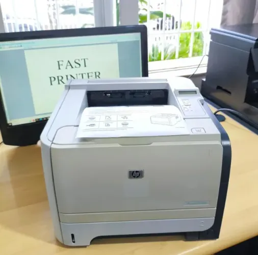 Impressora HP LaserJet P2055dn laser monocromática econômica