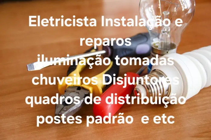 Eletricista Instalação manutenção e reformas em geral.