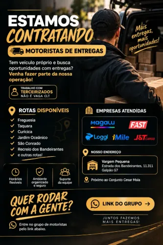 DIÁRIAS, ROTAS E DISPONIBILIDADE