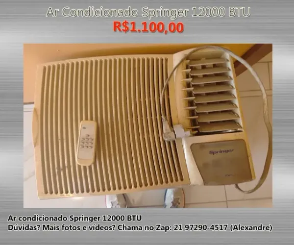 Ar condicionado Springer 12000 BTU
