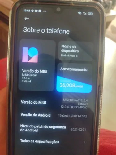 Celular redimi note 8