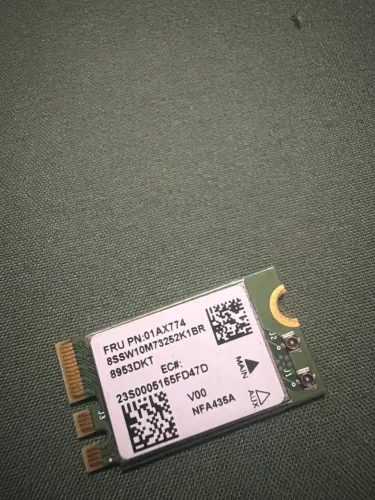 Placa Wi?Fi Bluetooth Lenovo NFA435A FRU 01AX774
