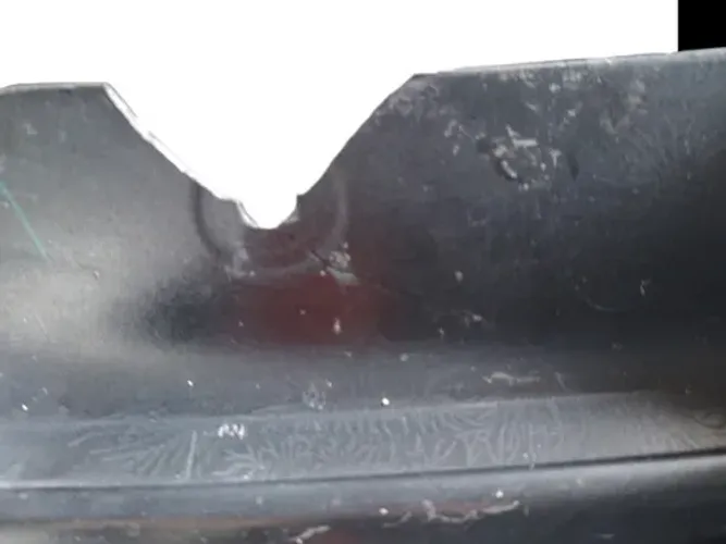 Grade Dianteira Emblema Vw Parati 16v C Detalhe  Preto Plástico