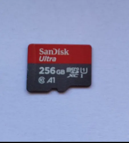 Cartão de Memória SanDisk Micro SD 256GB UHS-I Classe 10. ORIGINAL