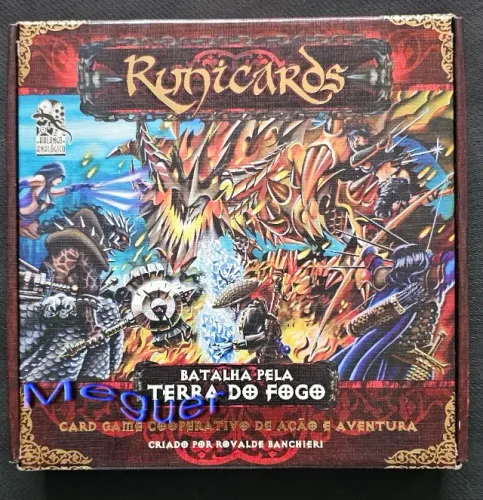 Runicards Batalha pela Terra do Fogo Novo Jogo de Tabuleiro Cartas Português