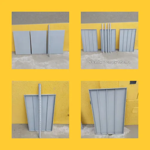 Estante de ferro 3 níveis - 60cm profundidade 