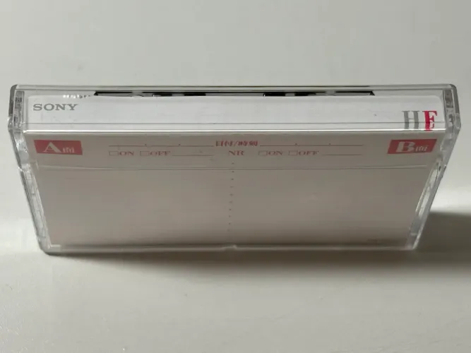 Fita cassete Sony HF 120 mercado japonês