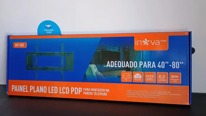 Suporte fixo de parede para TVs de 40" até 80" polegadas / OFERTA IMPERDÍVEL