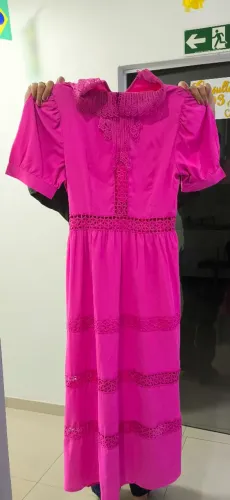 Vestido de festa Rosa