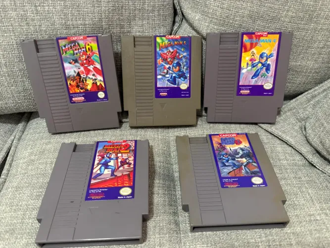 MEGAMAN 2, 3, 4, 5 e 6 - NES - Originais Nintendo