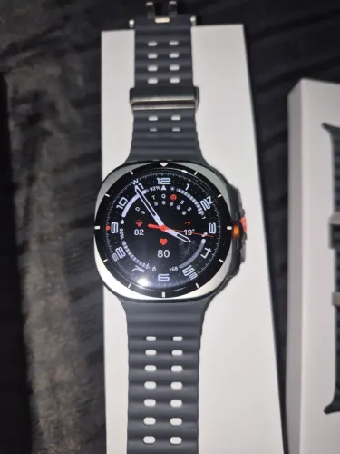 Galaxy Watch Ultra - Impecável + PULSEIRA BRANCA ORIGINAL SAMSUNG + ACESSÓRIOS