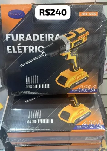 Furadeira elétrica 48v