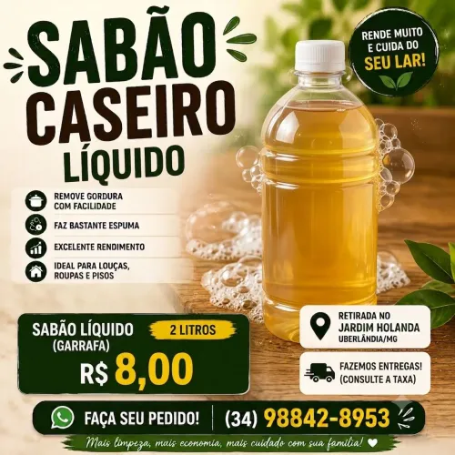 Sabão Líquido Caseiro